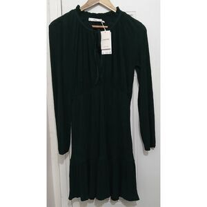 Mng womens small size 4 dark turquoise green dress